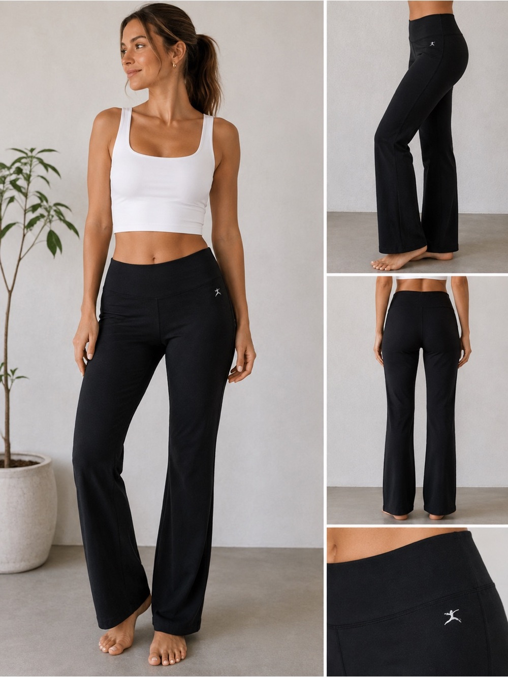 Skin Black Boot Cut Flare Yoga Pants
65